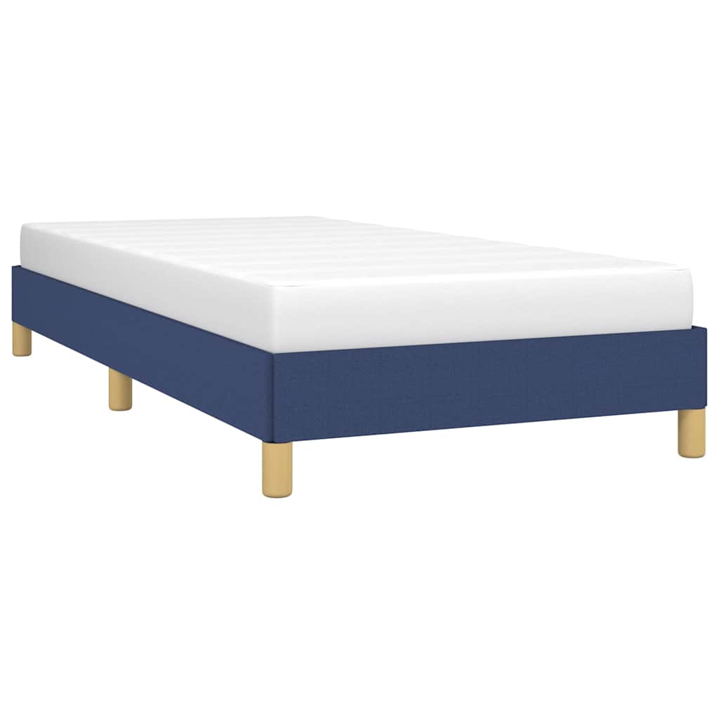 Vidaxl bedframe zonder matras 90x200 cm stof blauw