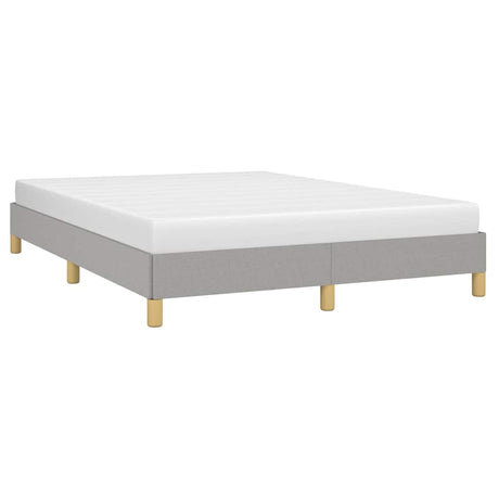 Vidaxl bedframe zonder matras stof lichtgrijs 140x190 cm