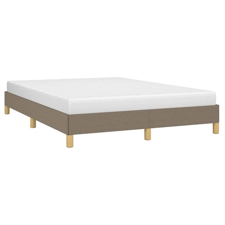 Vidaxl bedframe zonder matras stof taupe 160x200 cm