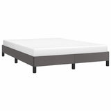 Vidaxl bedframe kunstleer grijs 140x200 cm