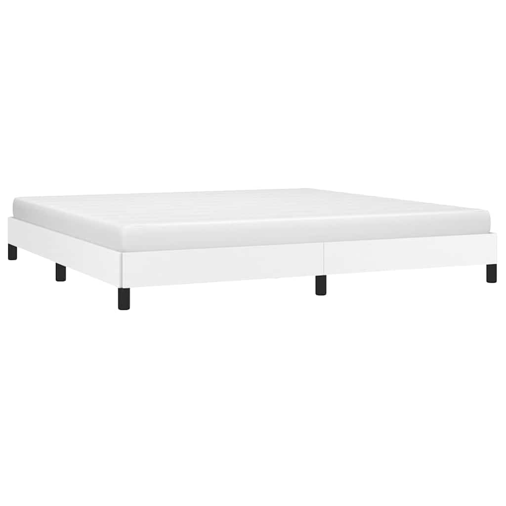 Vidaxl bedframe kunstleer wit 200x200 cm