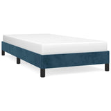 Vidaxl bedframe zonder matras 90x200 cm fluweel donkerblauw