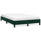 Vidaxl bedframe zonder matras 120x200 cm fluweel donkergroen