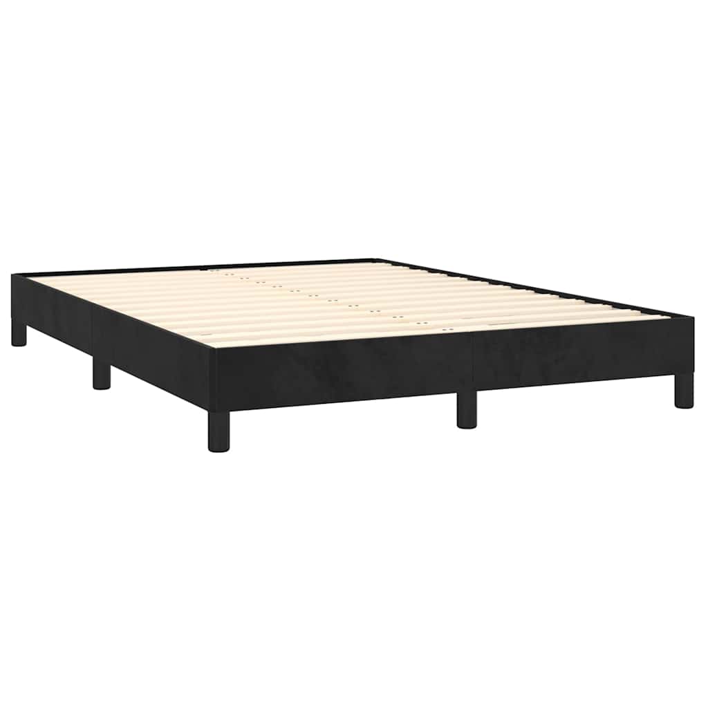 Vidaxl bedframe zonder matras 140x190 cm fluweel zwart
