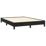 Vidaxl bedframe zonder matras 140x200 cm fluweel zwart