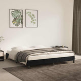 Vidaxl bedframe zonder matras 160x200 cm fluweel zwart