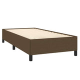 Vidaxl bedframe zonder matras 90x190 cm stof donkerbruin