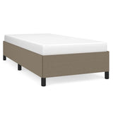 Vidaxl bedframe zonder matras 100x200 cm stof taupe