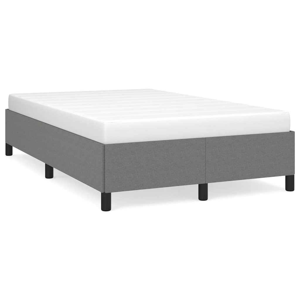 Vidaxl bedframe zonder matras 120x200 cm stof donkergrijs