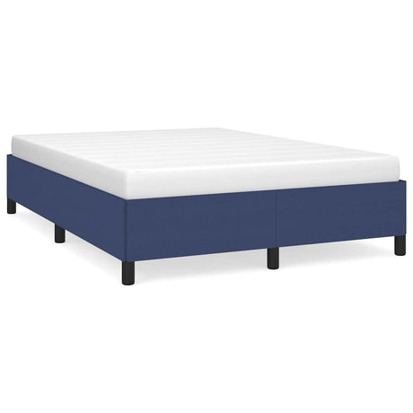 Vidaxl bedframe zonder matras stof blauw 140x200 cm