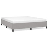 Vidaxl bedframe zonder matras stof lichtgrijs 160x200 cm