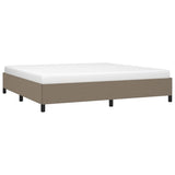 Vidaxl bedframe zonder matras stof taupe 200x200 cm