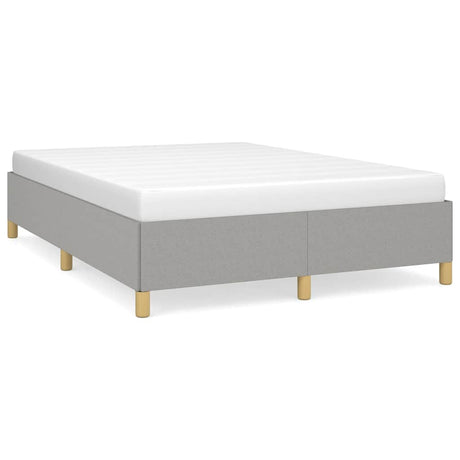Vidaxl bedframe zonder matras stof lichtgrijs 140x190 cm