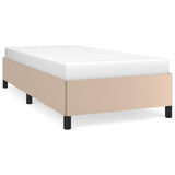 Vidaxl bedframe kunstleer cappuccinokleurig 100x200 cm
