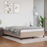 Vidaxl bedframe kunstleer cappuccinokleurig 140x200 cm