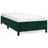Vidaxl bedframe zonder matras 80x200 cm fluweel donkergroen