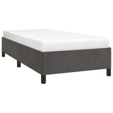 Vidaxl bedframe zonder matras 90x200 cm fluweel donkergrijs