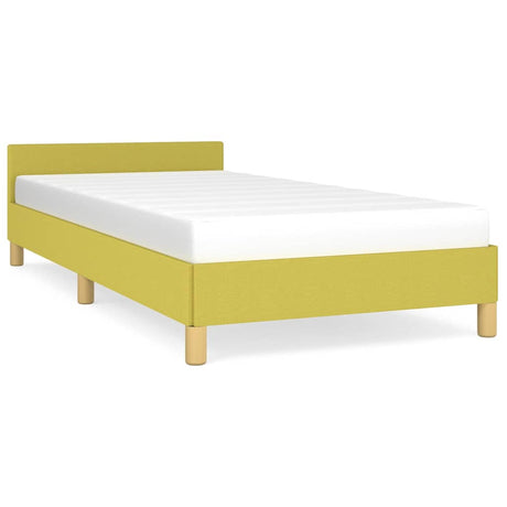 Vidaxl bedframe zonder matras 100x200 cm stof groen