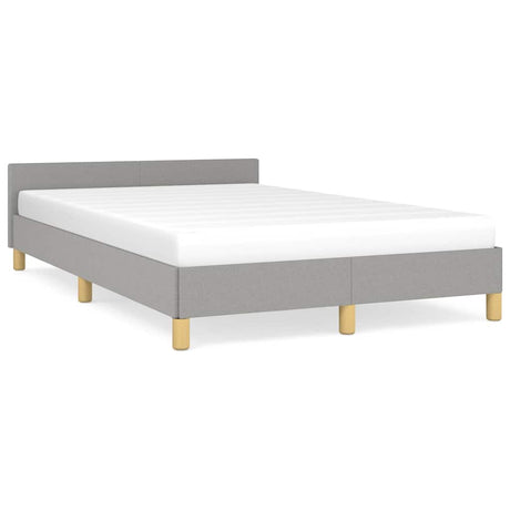 Vidaxl bedframe zonder matras 120x200 cm stof lichtgrijs