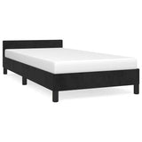 Vidaxl bedframe zonder matras 100x200 cm fluweel zwart