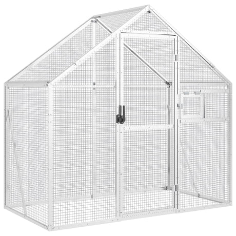 Vidaxx voliere 179x100x185 m aluminium sølv
