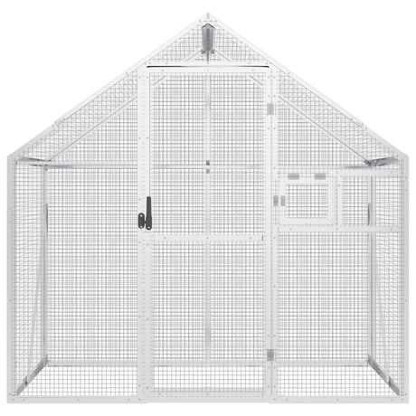 Vidaxx voliere 179x100x185 m aluminium sølv