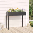 Vidaxl Planter 100.5x40.5x90 cm galvaniseret stål Antracitfarve