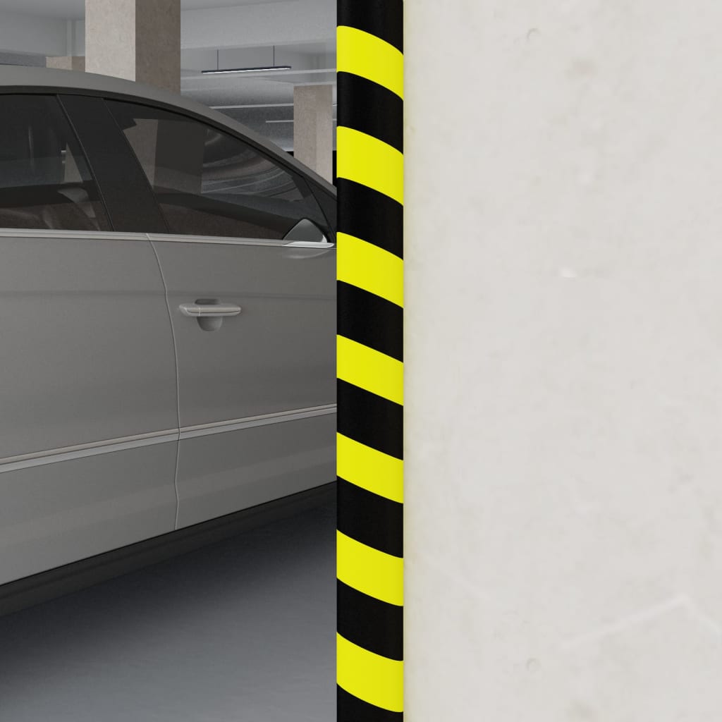 Vidaxl Corner Protector 4x3x100 cm pu gul og sort