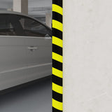 Vidaxl Corner Protector 4x3x100 cm pu gul og sort