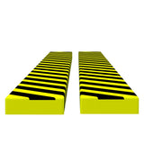 Vidaxl Corner Protectors 2 PCS 6x2x101,5 cm PU gul og sort