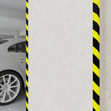 Vidaxl Corner Protectors 2 St 4.5x4.5x104 cm PU Yellow og sort