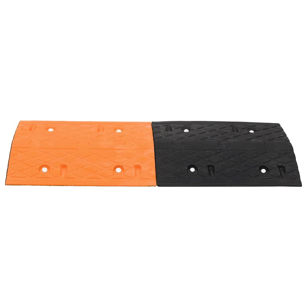 Vidaxl Speed ​​tærskel 97x32.5x4 Rummi gul og sort
