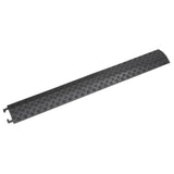 Vidaxl kabelbeskyttere tærskel 2 stk 98,5 cm sort