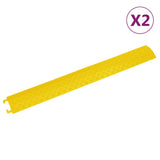 Vidaxl kabelbeskyttere tærskel 2 st 98,5 cm gul