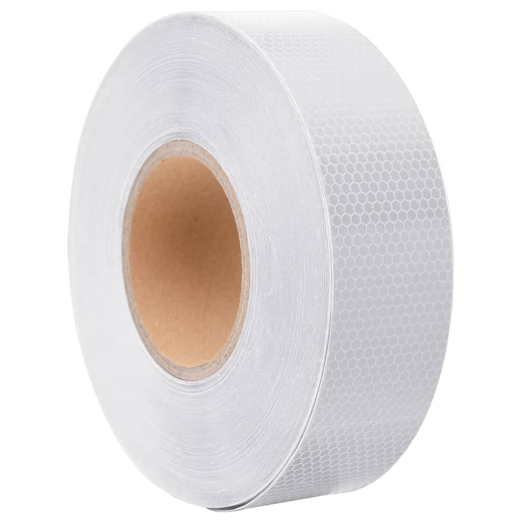 Vidaxx reflekterende tape 5 cm x 50 m PVC hvid