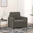 Vidaxl fauteuil 60 cm fluweel donkergrijs