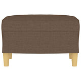 Vidaxl voetenbank 60x50x41 cm stof bruin