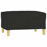 Vidaxl voetenbank 70x55x41 cm stof zwart