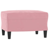 Vidaxl voetenbank 60x50x41 cm fluweel roze
