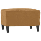 Vidaxl voetenbank 60x50x41 cm fluweel bruin