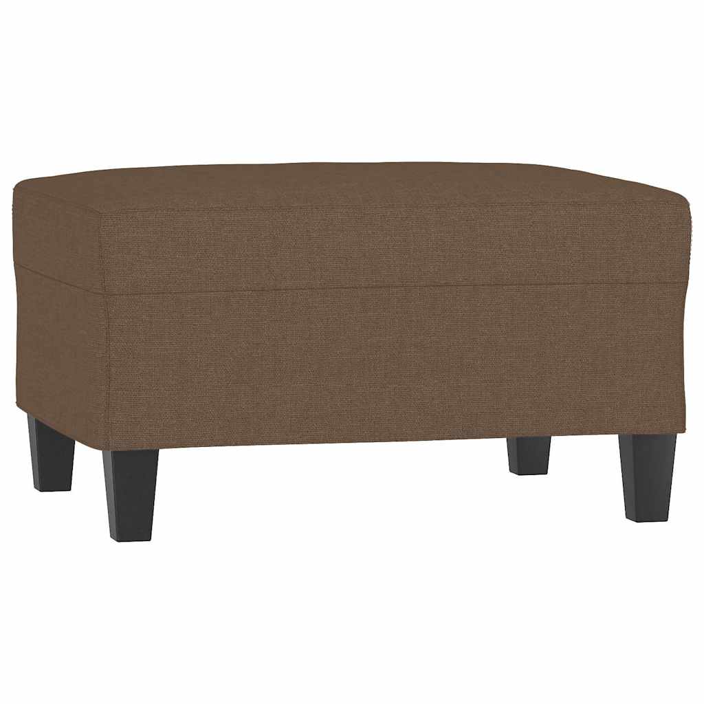 Vidaxl voetenbank 70x55x41 cm stof bruin