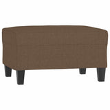 Vidaxl voetenbank 70x55x41 cm stof bruin