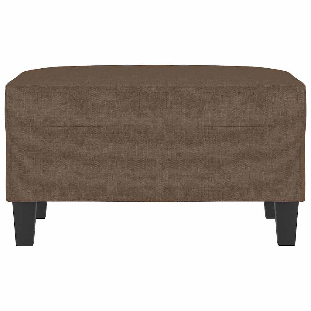Vidaxl voetenbank 70x55x41 cm stof bruin