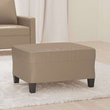 Vidaxl voetenbank 70x55x41 cm kunstleer cappuccino