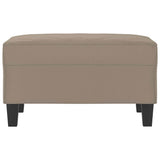 Vidaxl voetenbank 70x55x41 cm microvezelstof taupe