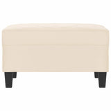 Vidaxl voetenbank 70x55x41 cm microvezelstof beige