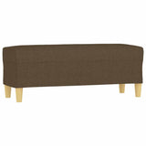 Vidaxl bankje 100x35x41 cm stof bruin