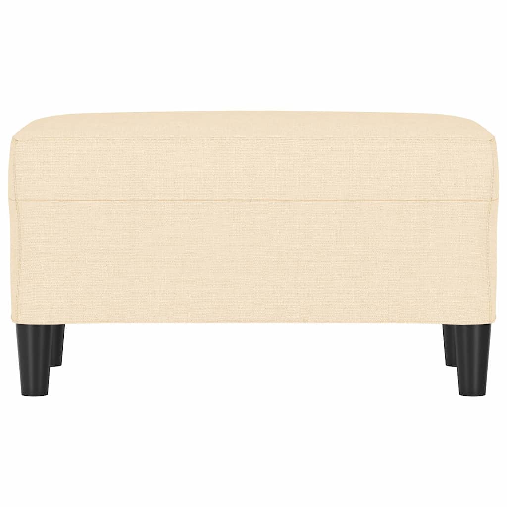 Vidaxl bankje 70x35x41 cm stof crèmekleurig
