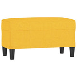 Vidaxl bankje 70x35x41 cm stof lichtgeel