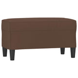 Vidaxl bankje 70x35x41 cm kunstleer bruin